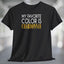 My Favorite Color is Chardonnay T-shirt displayed on a black tee in a stylish setting.