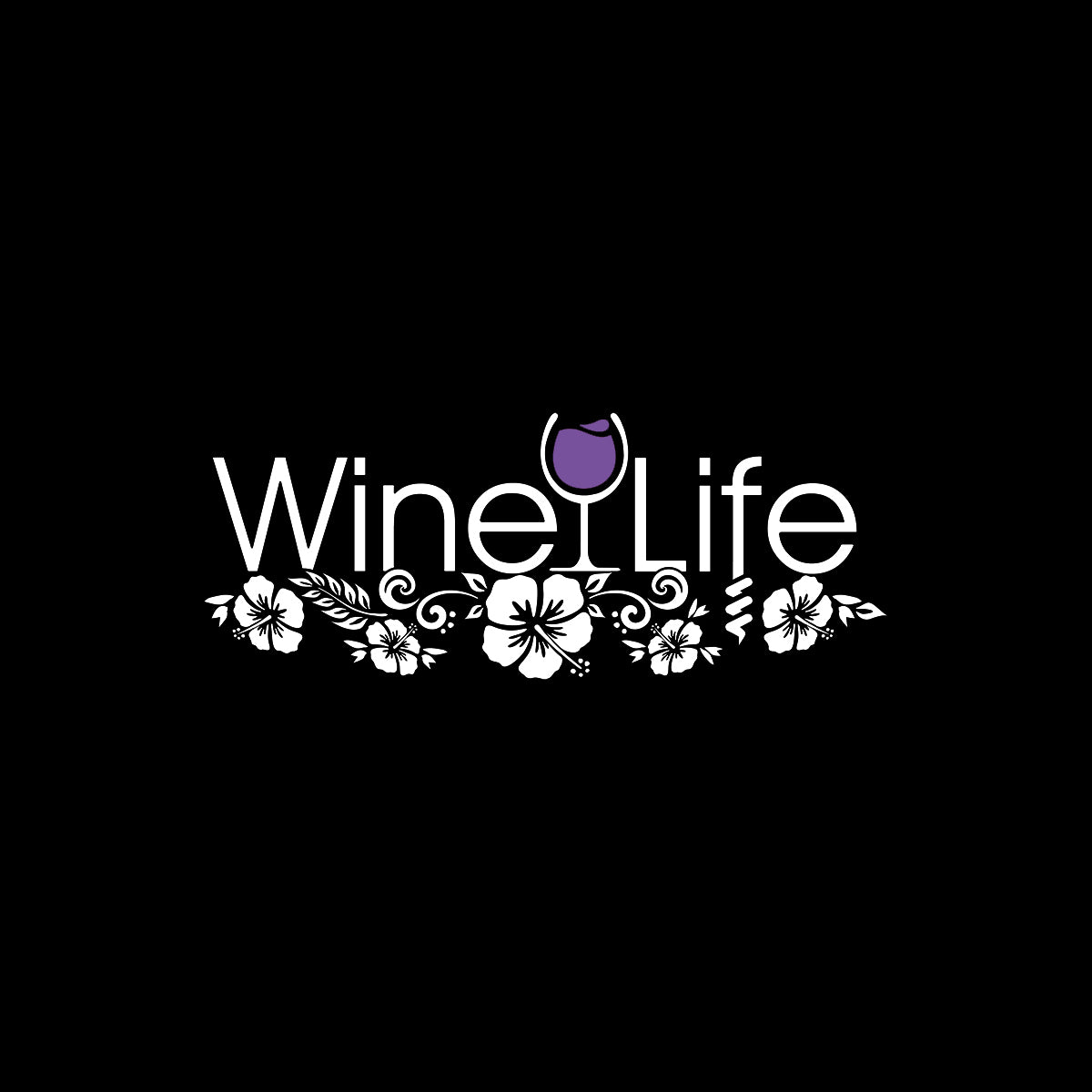 Wine Life TShirt - Aloha Purple
