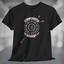 Stormtrooper Academy Dartboard T-Shirt featuring a dartboard design with darts missing the target.