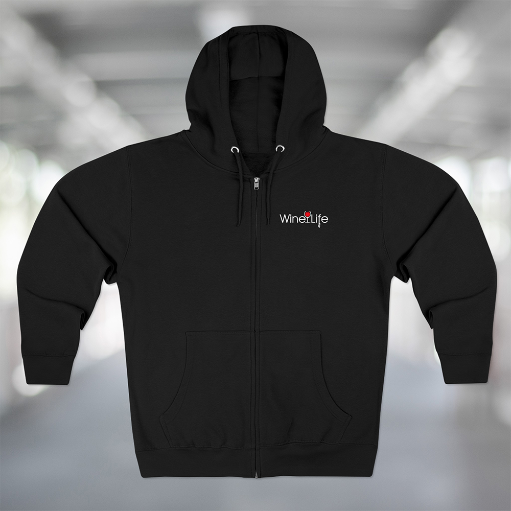 Wine Life Hoodie- Round LIFE logo