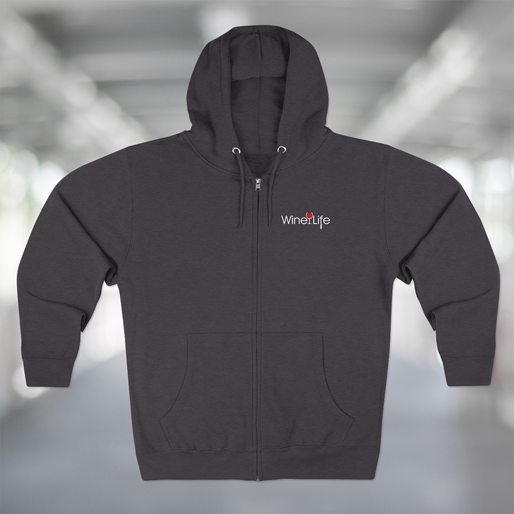 Wine Life Hoodie- Round LIFE logo