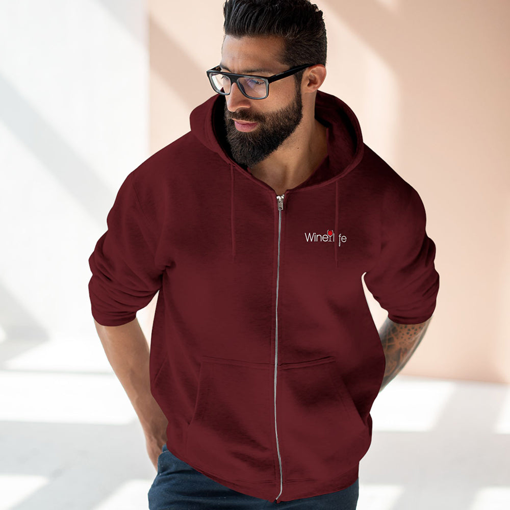 Wine Life Hoodie- Round LIFE logo