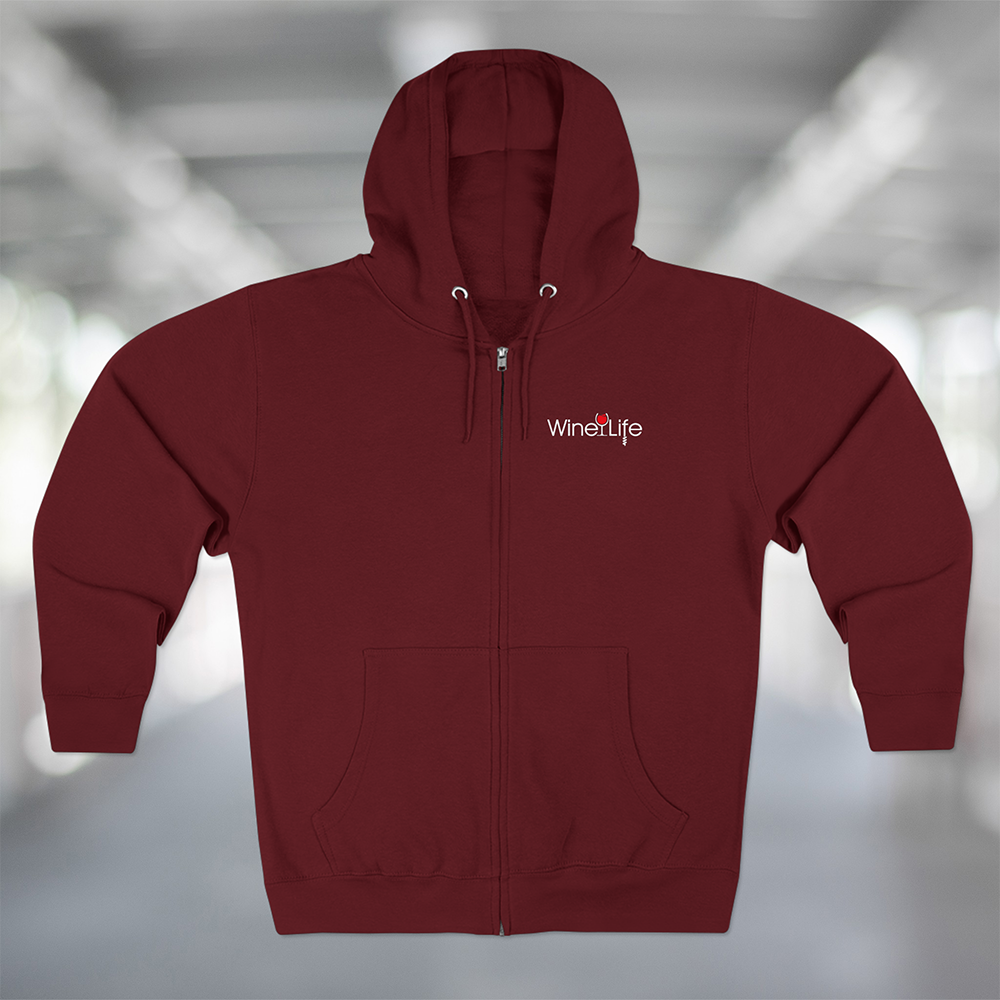 Wine Life Hoodie- Round LIFE logo