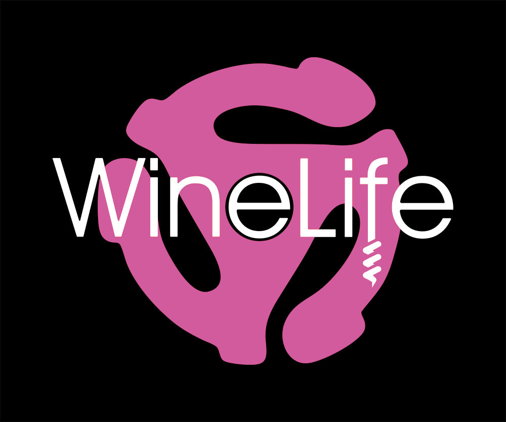 Wine Life TShirt - Record Adapter Pink