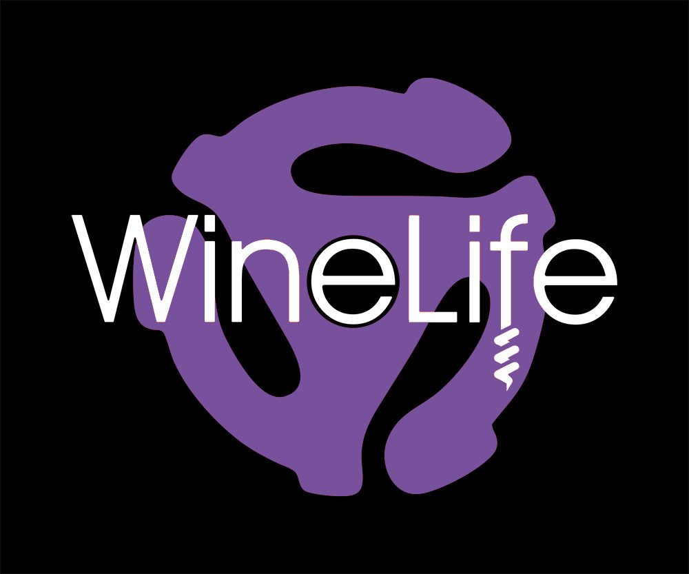 Wine Life TShirt - Record Adapter Purple