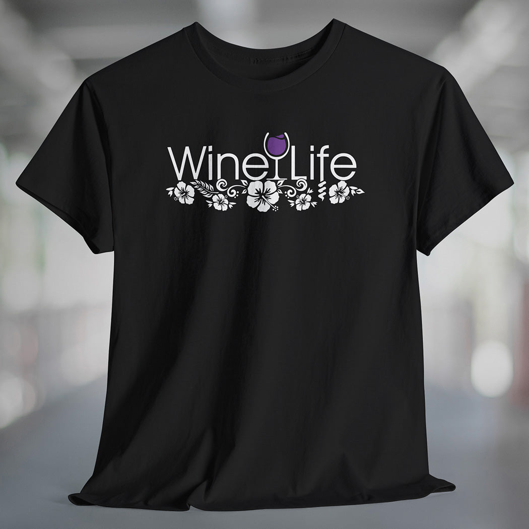 Wine Life TShirt - Aloha Purple