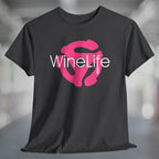 Pink Record Adaptor Wine Life TShirt