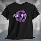 Purple Record Adapter Wine Life TShirt