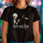 Aliens Love White Wine Tshirt