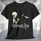Aliens Love White Wine T-Shirt