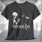 Aliens Love White Wine T-Shirt