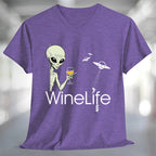 Aliens Love White Wine T-Shirt
