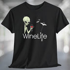 Aliens Love Red Wine Tshirt