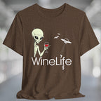 Aliens Love Red Wine Tshirt