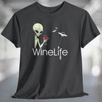 Aliens Love Red Wine Tshirt