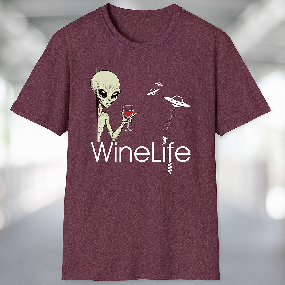 Aliens Love Red Wine Tshirt