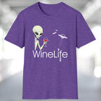 Aliens Love Red Wine Tshirt