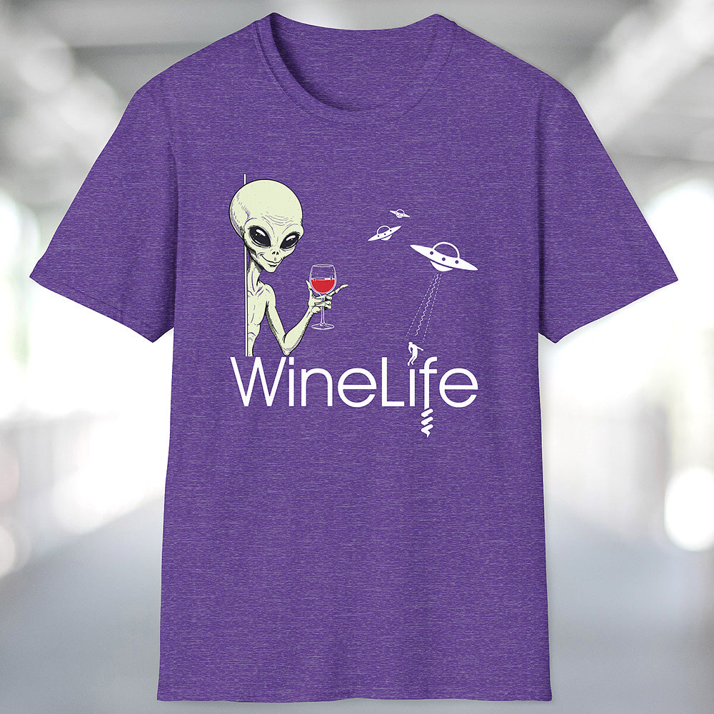 Aliens Love Red Wine Tshirt