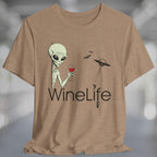 Aliens Love Red Wine Tshirt
