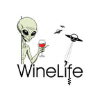 Aliens Love Red Wine Tshirt