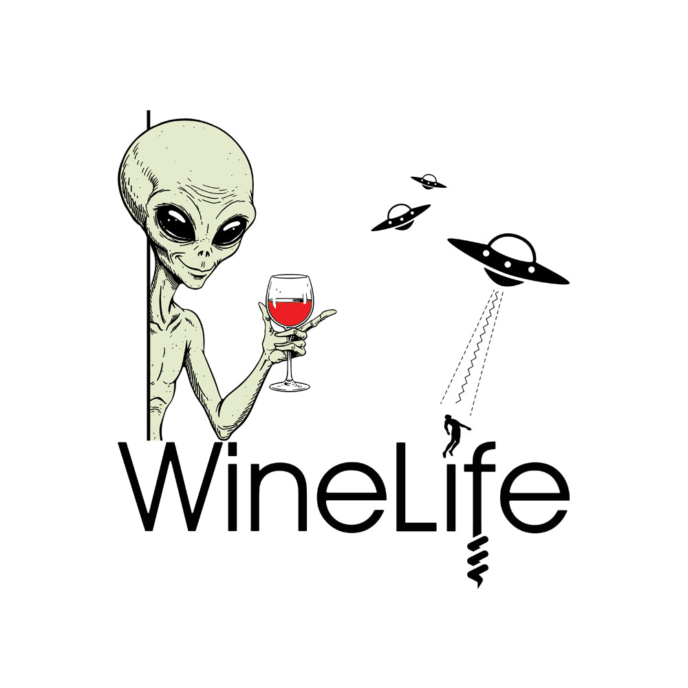 Aliens Love Red Wine Tshirt