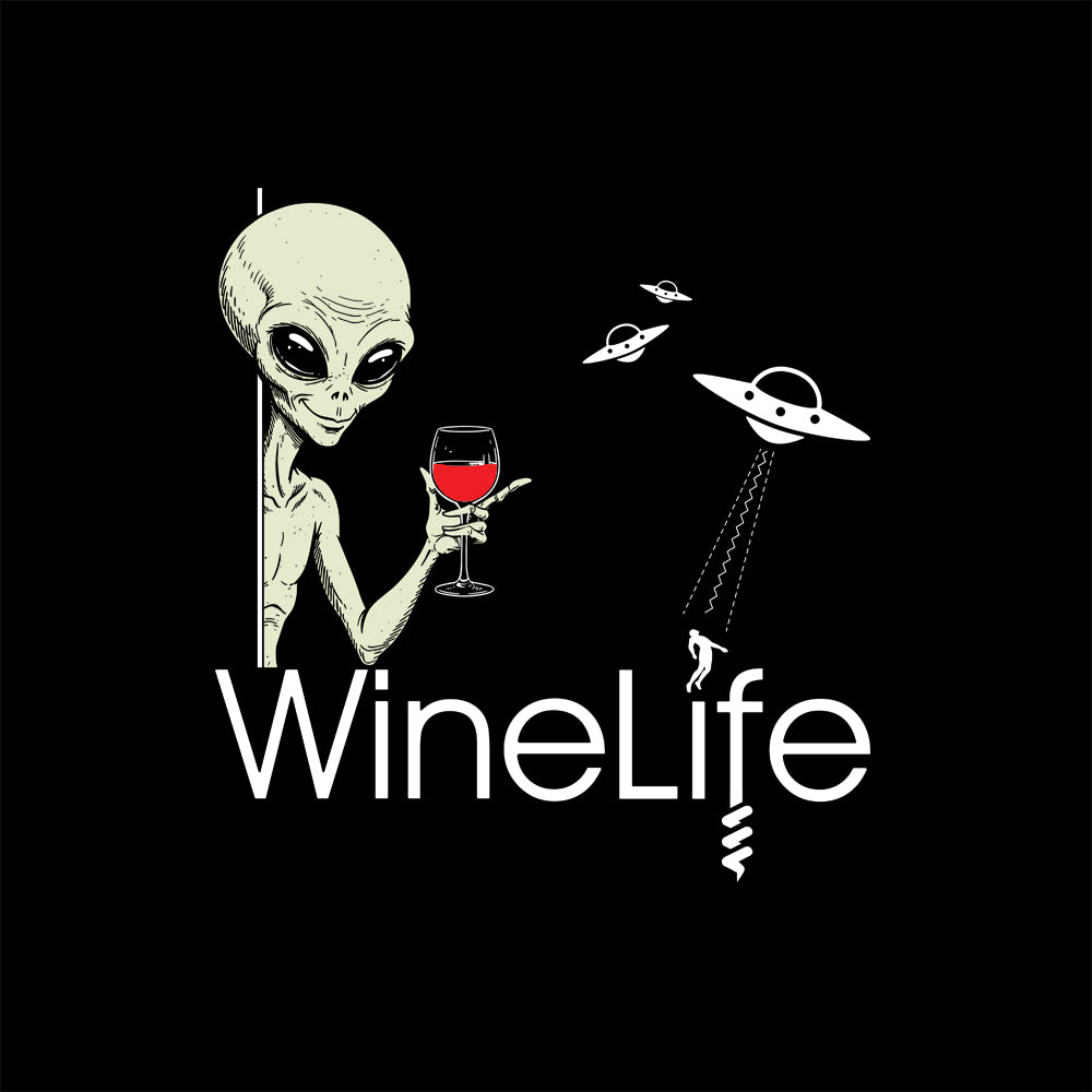 Aliens Love Red Wine Tshirt