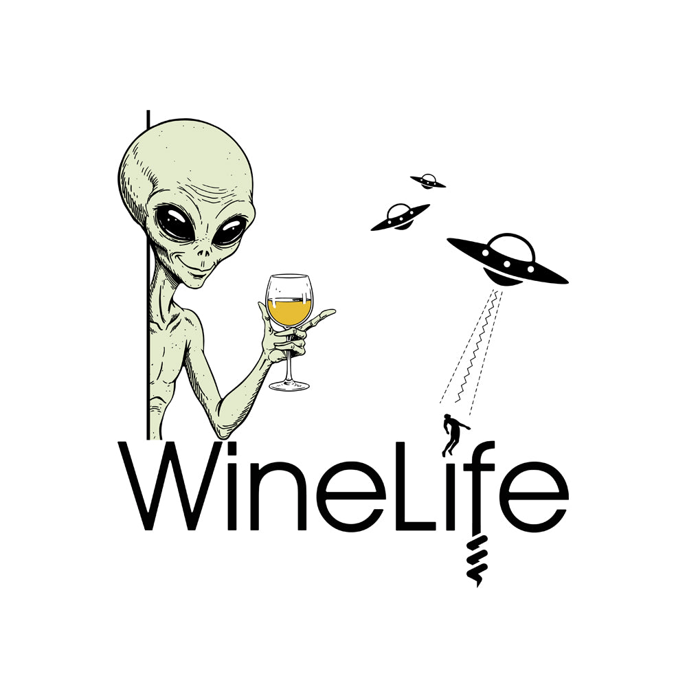 Aliens Love White Wine Tshirt