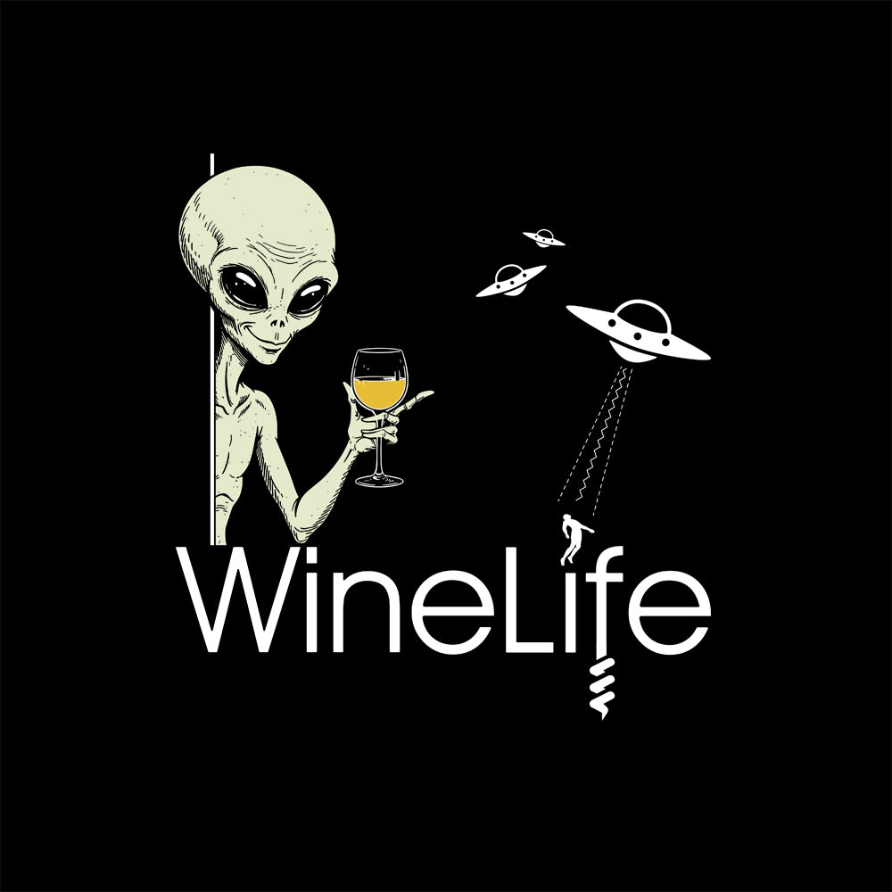 Aliens Love White Wine Tshirt