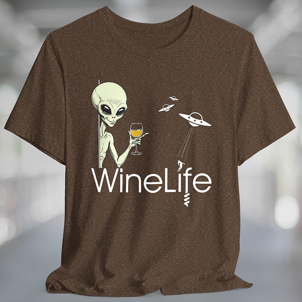 Aliens Love White Wine Tshirt