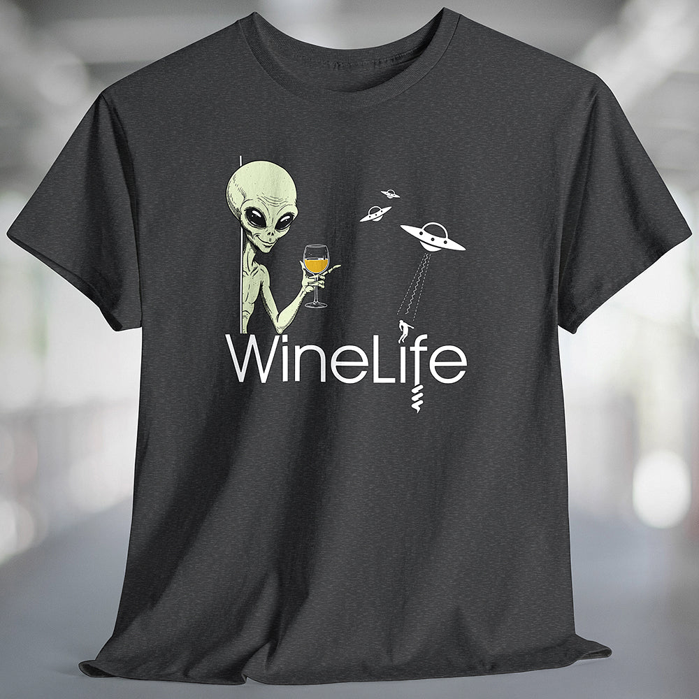 Aliens Love White Wine Tshirt