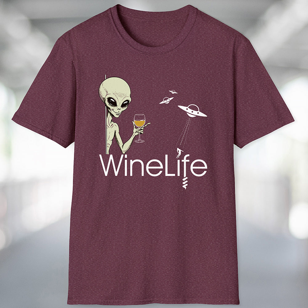Aliens Love White Wine Tshirt