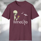 Aliens Love White Wine Tshirt