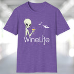 Aliens Love White Wine Tshirt