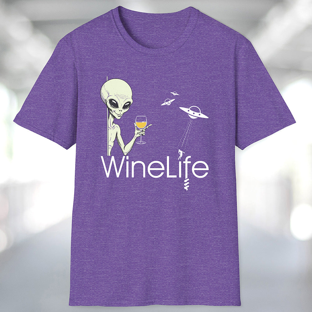Aliens Love White Wine Tshirt