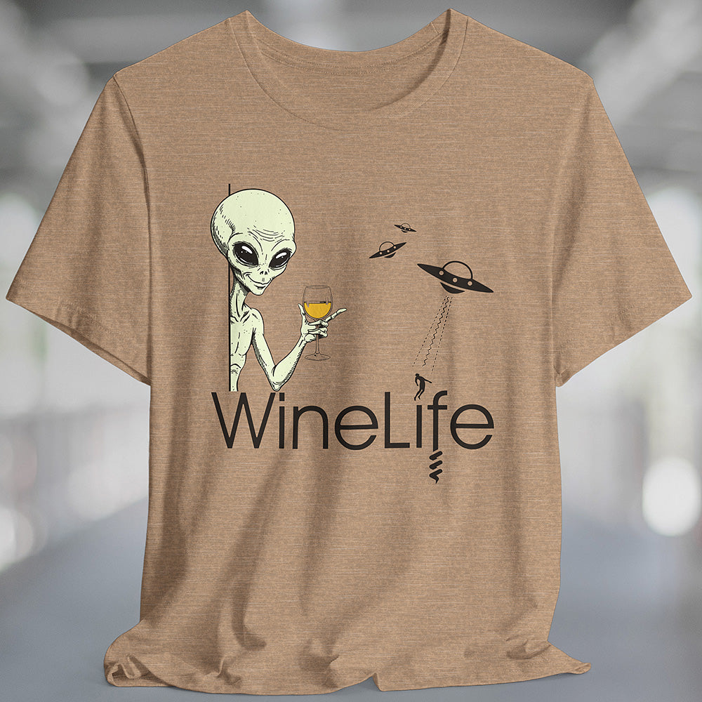 Aliens Love White Wine Tshirt