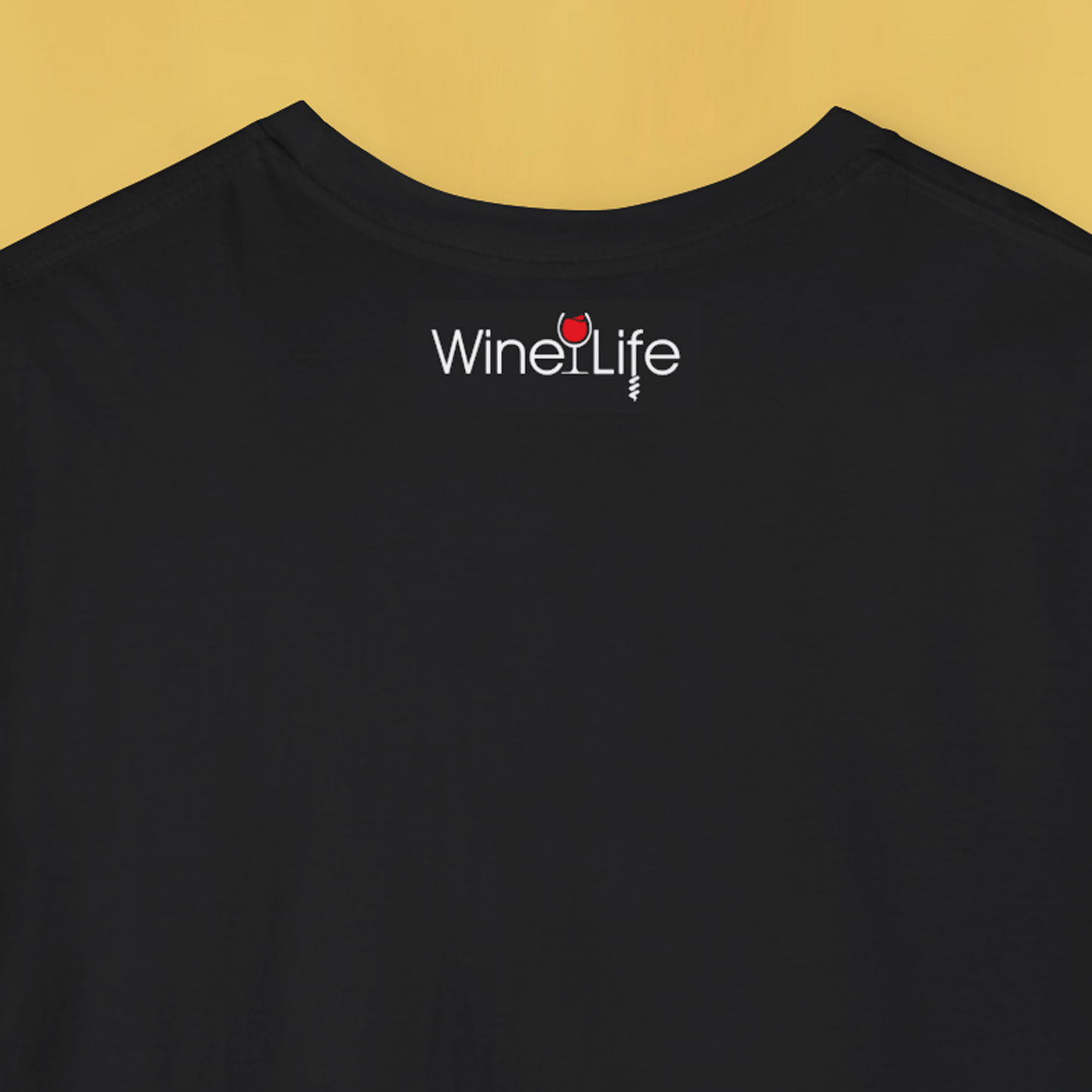 Wine Life T Shirt - Wine Life Corkscrew Logo on Front