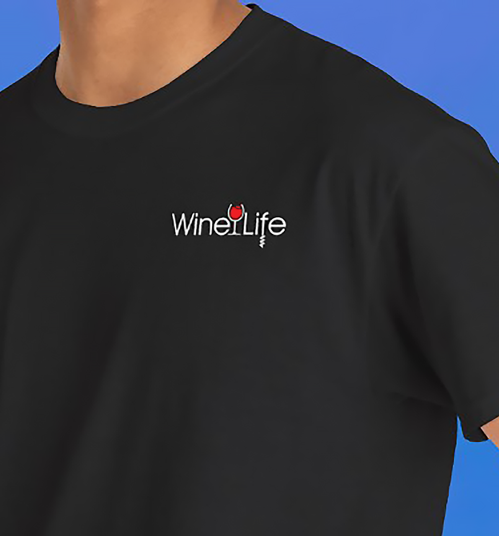 Wine Life T Shirt- Wine Flag