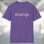 Red Wine Life Corkscrew Logo Tshirt