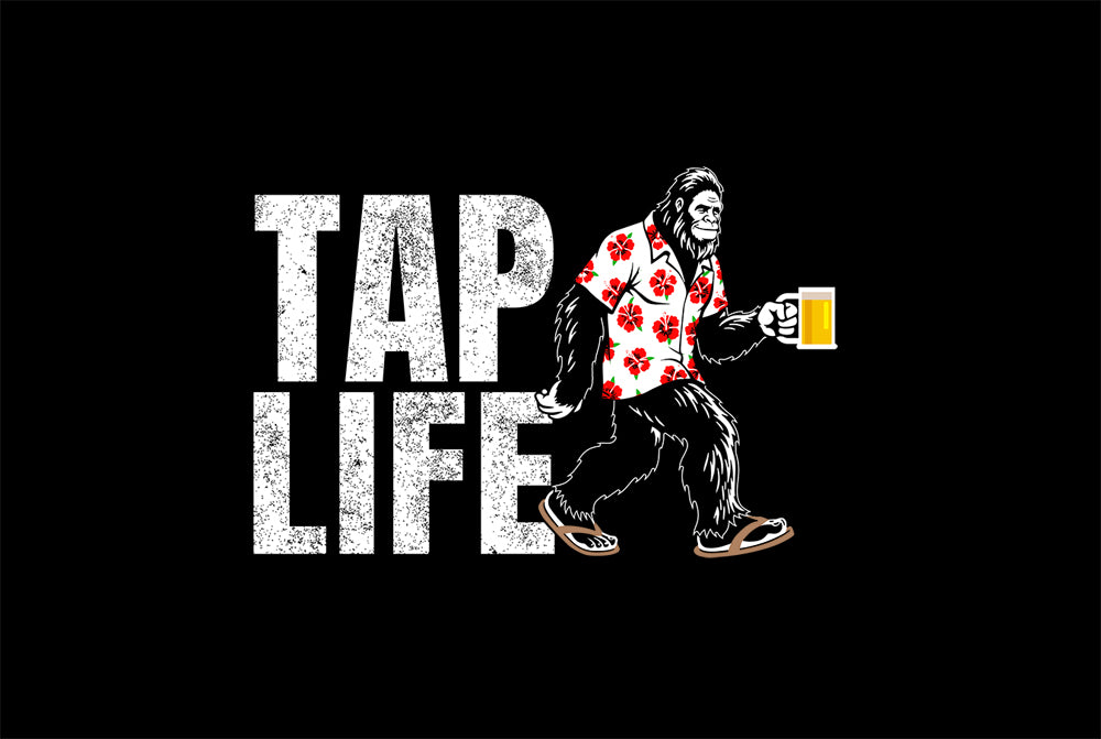 Hawaiian Bigfoot Beer Car Window Decal Secondary image