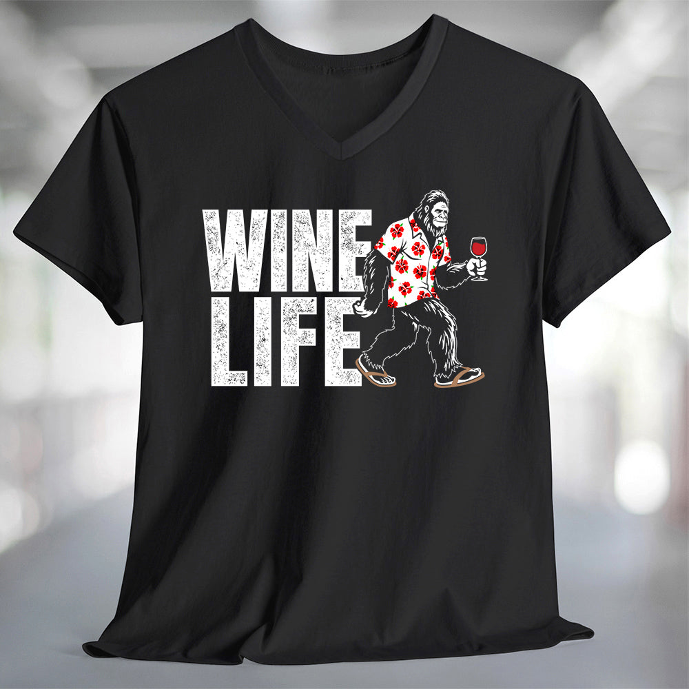 Hawaiian Bigfoot Wine T-Shirt