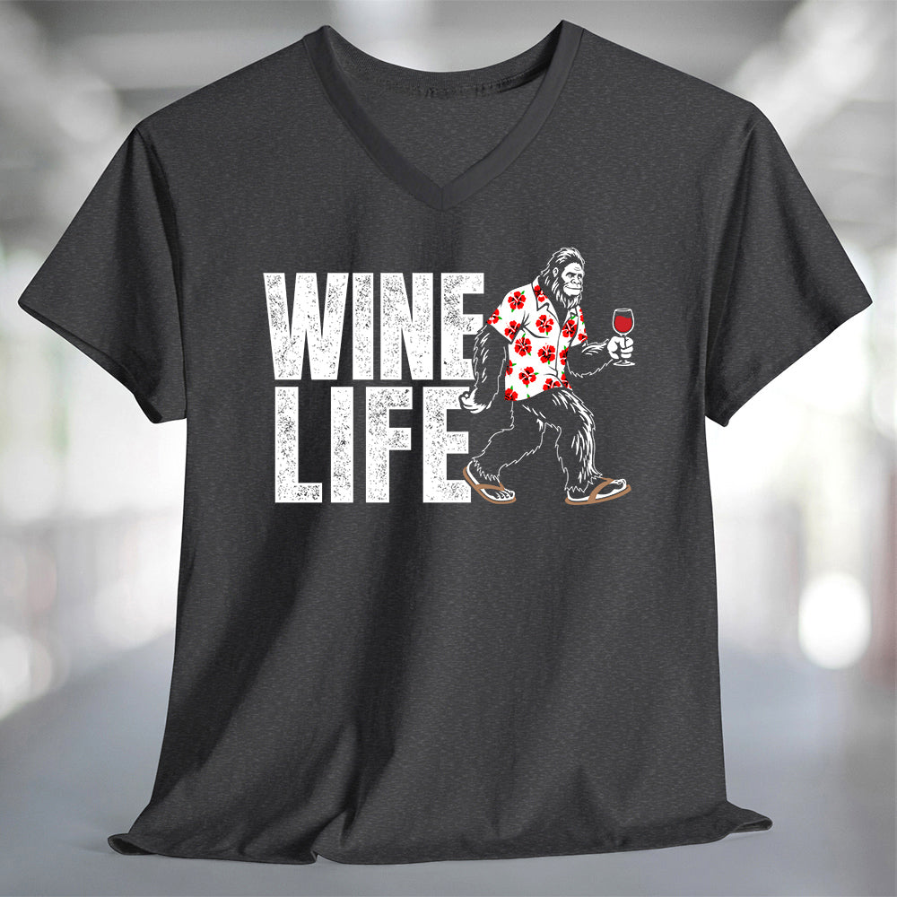 Hawaiian Bigfoot Wine T-Shirt