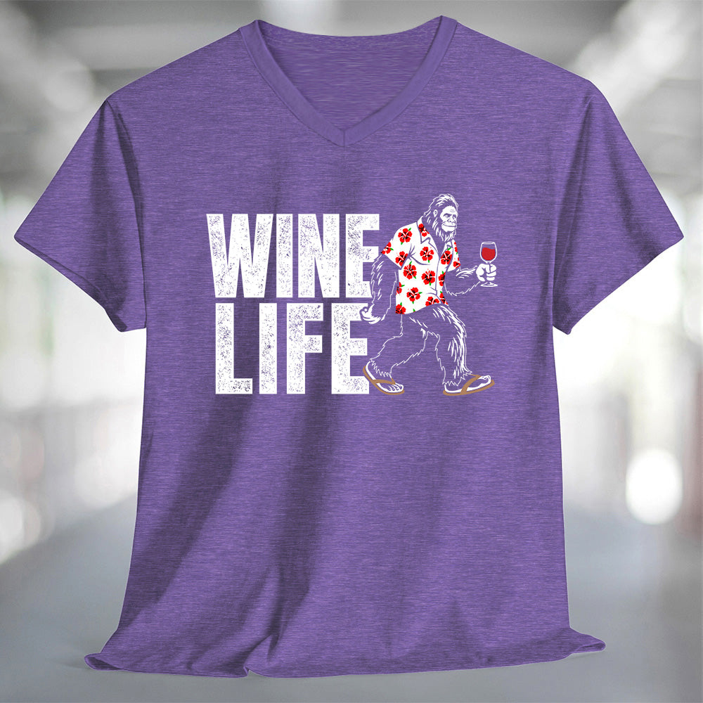 Hawaiian Bigfoot Wine T-Shirt