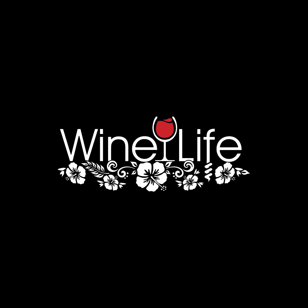 Wine Life TShirt - Aloha Red