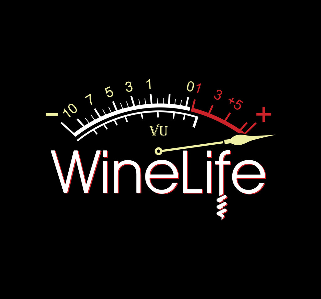 Red Wine Life Overload graphic with measuring gauge design, perfect for wine enthusiasts and lovers of the Red Wine Life Overload T-Shirt.