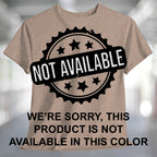 NOT AVAILABLE message, indicating it's not available in this color.