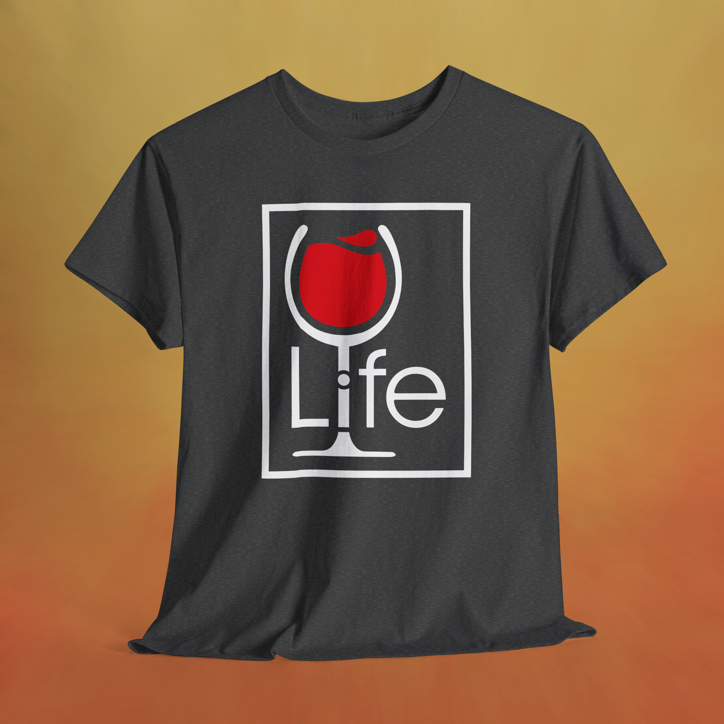 Wine Life TShirt - LIFE logo on front