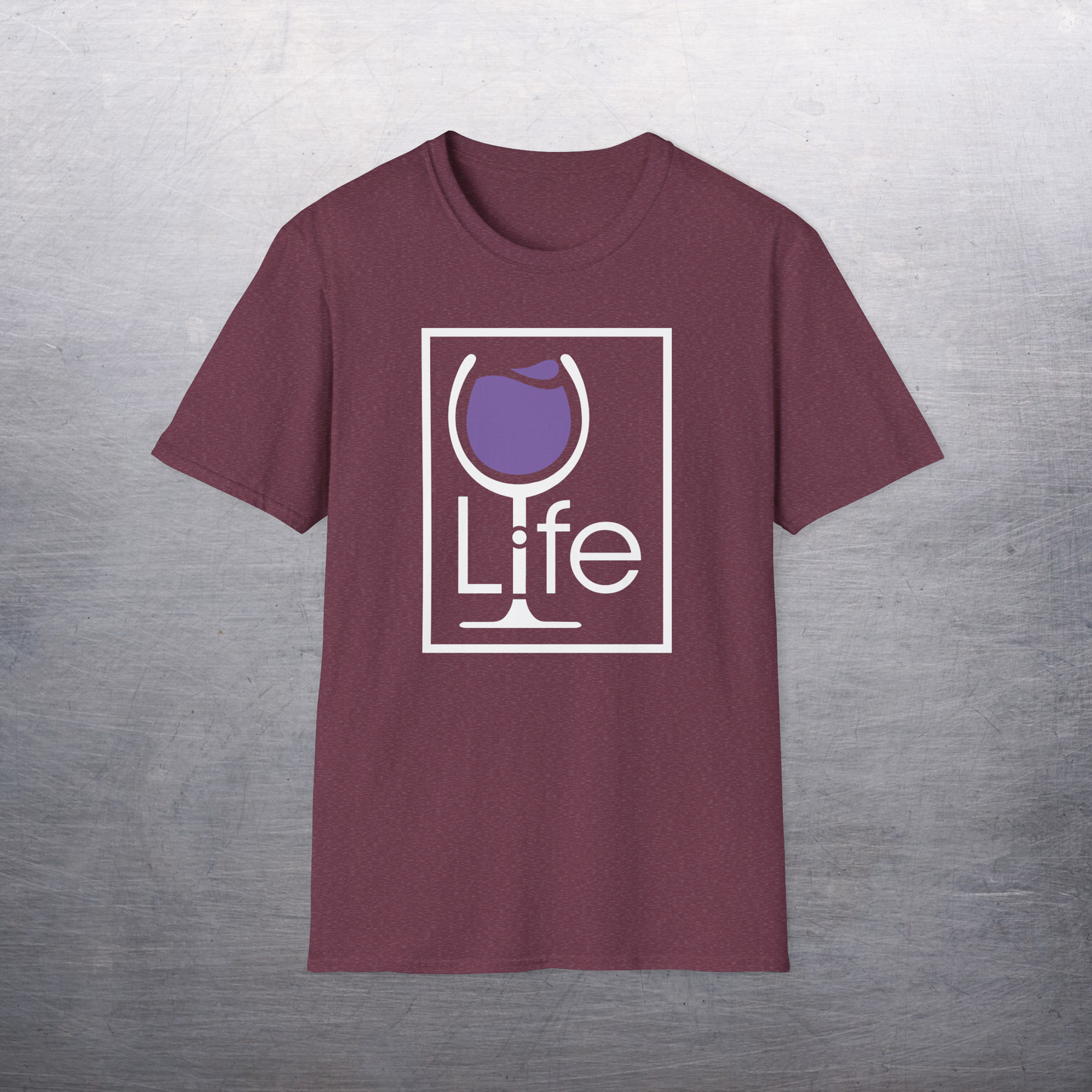 Wine Life TShirt - LIFE logo on front