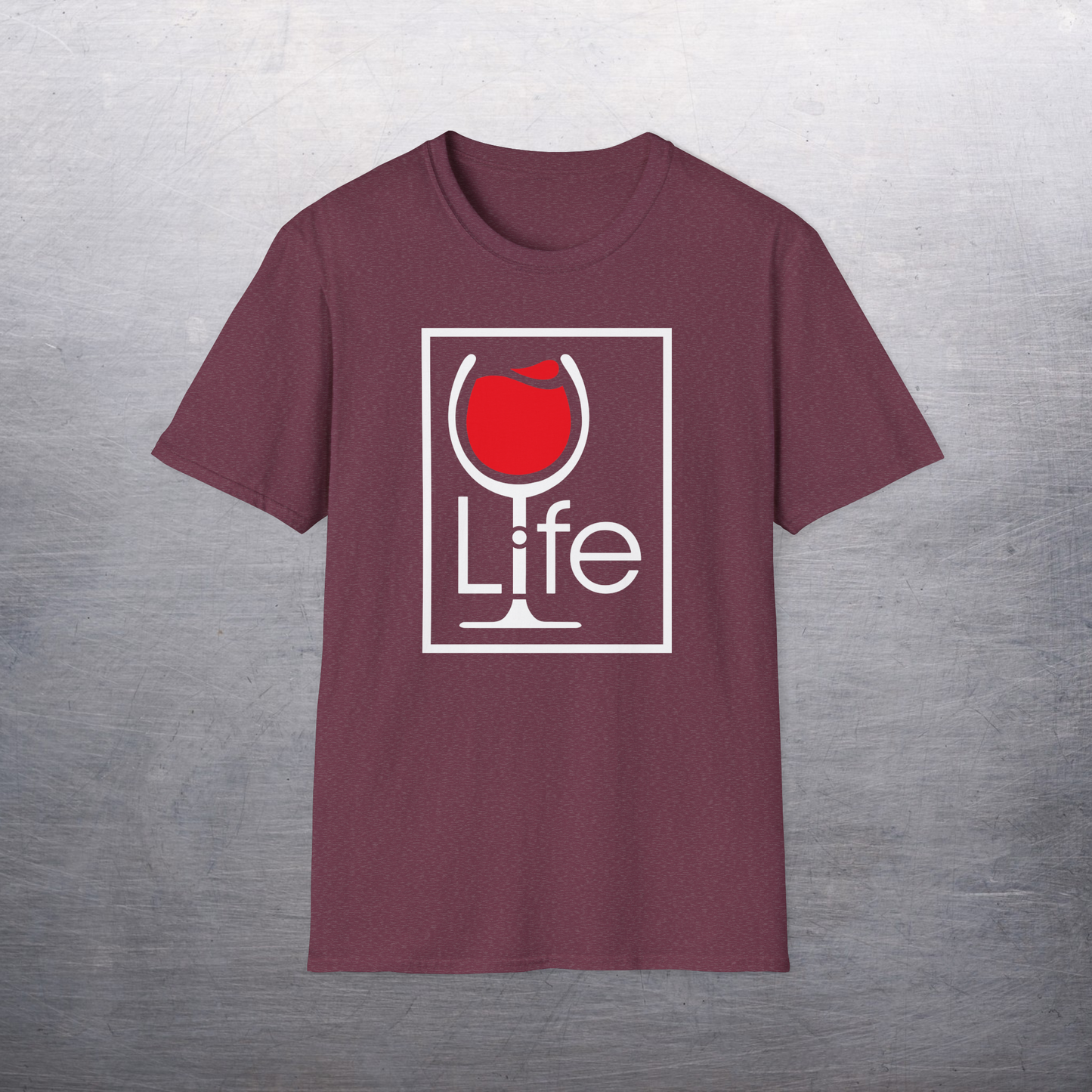 Wine Life TShirt - LIFE logo on front