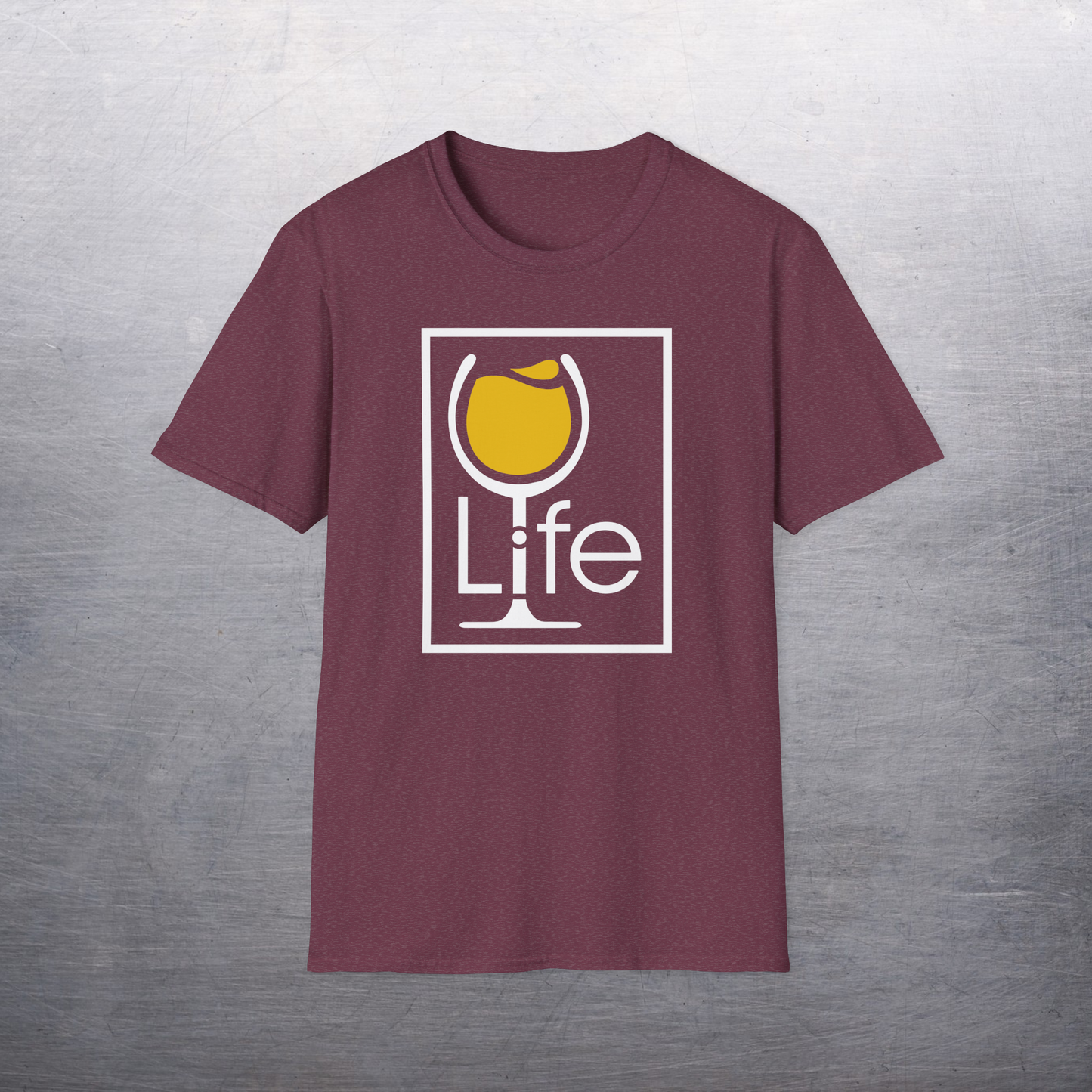 Wine Life TShirt - LIFE logo on front