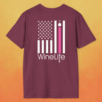 Pink Wine Flag TShirt